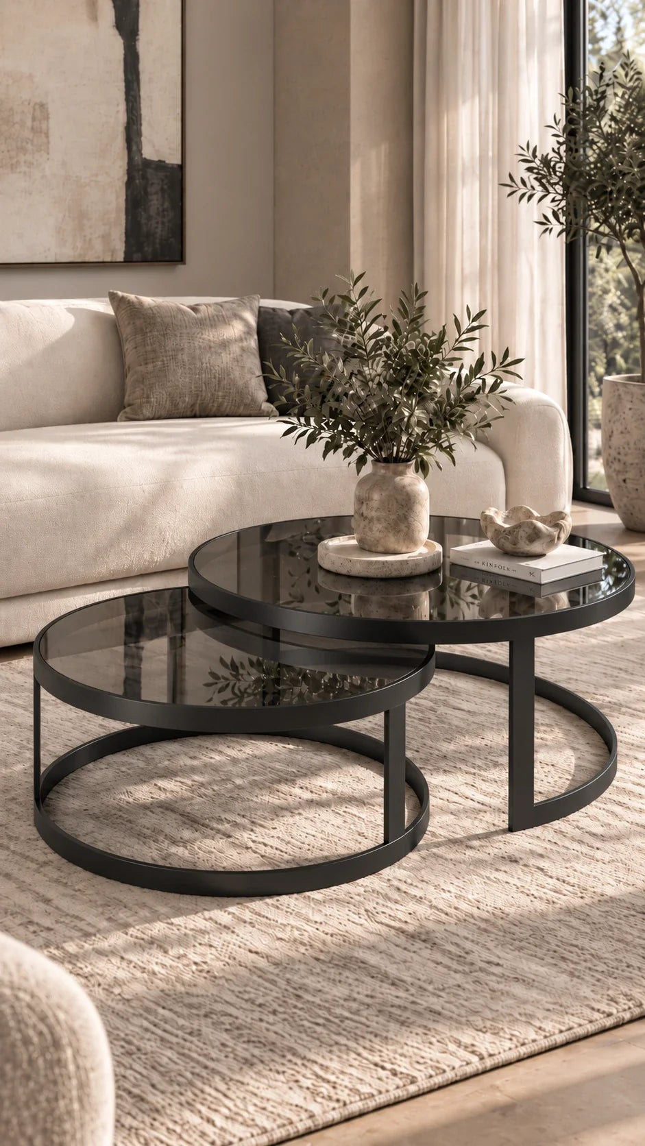 ECLIPSE Black nesting tables